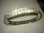 Shining silver bracelet